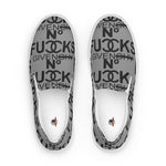 SnkrVet 'No F*&#s' Men’s slip-on canvas shoes - Nobel - Sneaker-Veteranz