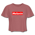 SnkrVet ‘Melanin’ Box Logo Cropped T-Shirt - mauve