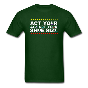E. GotSole/SnkrVet  'Act Your Age' Unisex Classic T-Shirt - forest green