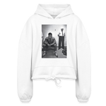 SnkrVet "Punch Out" Women’s Cropped Hoodie - white