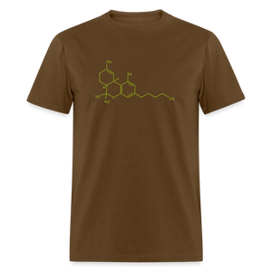 SnkrVet "thc molecules" Unisex Classic T-Shirt - brown