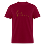 SnkrVet "thc molecules" Unisex Classic T-Shirt - burgundy