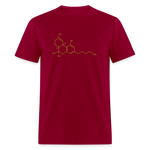SnkrVet "thc molecules" Unisex Classic T-Shirt - dark red