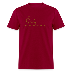 SnkrVet "thc molecules" Unisex Classic T-Shirt - dark red