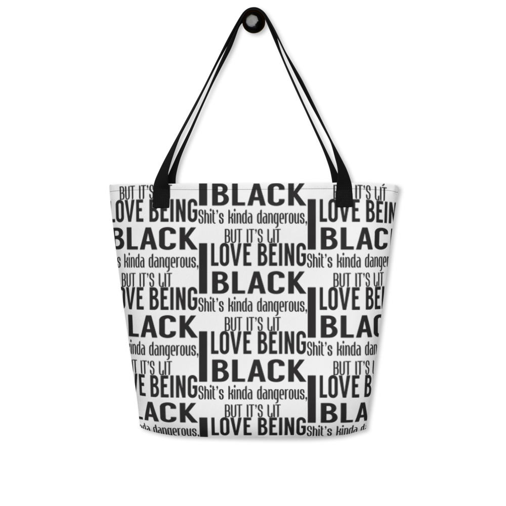 SnkrVet 'I Love Being Black' Beach Bag - Sneaker-Veteranz