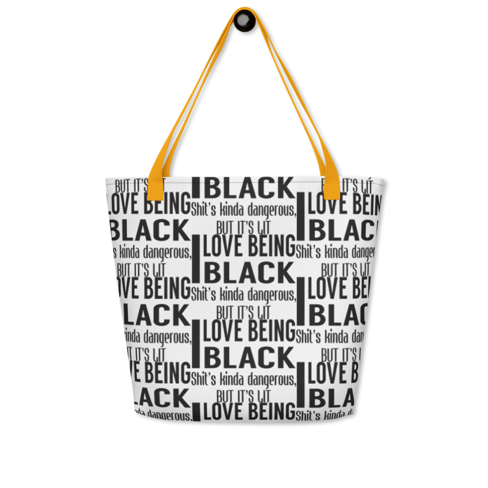 SnkrVet 'I Love Being Black' Beach Bag - Sneaker-Veteranz
