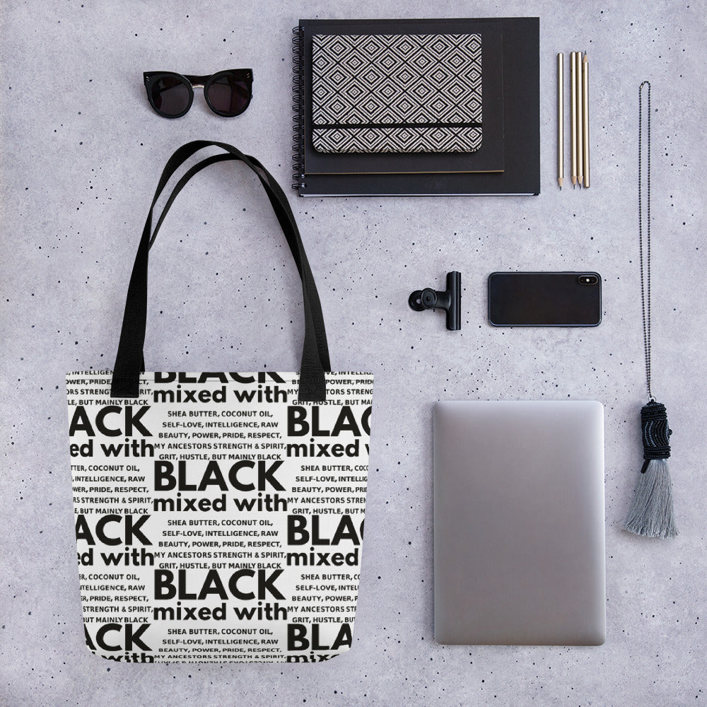 SnkrVet "Black Mixed With' All Over Tote bag - Sneaker-Veteranz