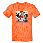 SnkrVet 'Overbranded' Tie Dye T-Shirt - spider orange