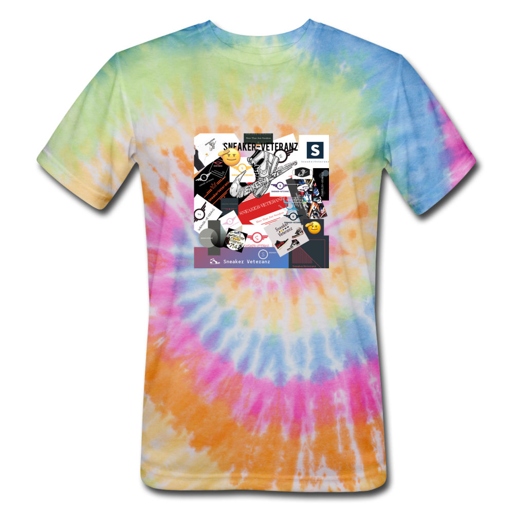 SnkrVet 'Overbranded' Tie Dye T-Shirt - rainbow
