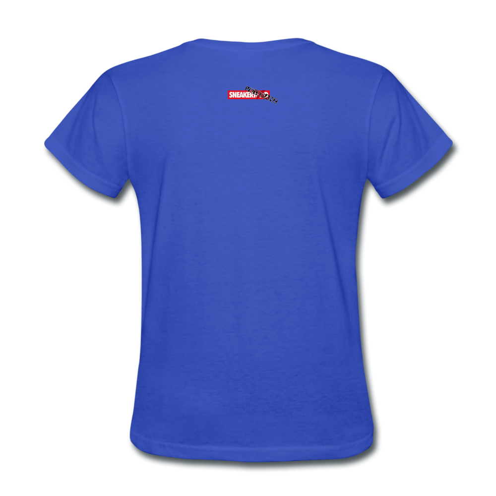 SnkrVet 'Black Mixed With' Women's T-Shirt - royal blue
