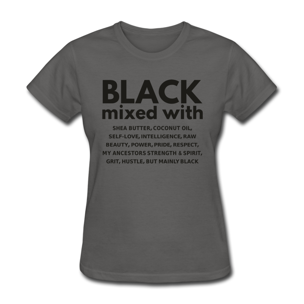 SnkrVet 'Black Mixed With' Women's T-Shirt - charcoal