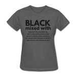 SnkrVet 'Black Mixed With' Women's T-Shirt - charcoal