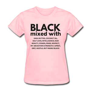 SnkrVet 'Black Mixed With' Women's T-Shirt - pink