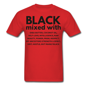 SnkrVet 'Black Mixed With'  Classic T-Shirt - red
