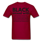 SnkrVet 'Black Mixed With'  Classic T-Shirt - dark red
