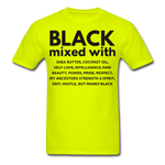 SnkrVet 'Black Mixed With'  Classic T-Shirt - safety green