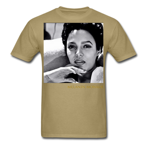 Snkrvet 'Melanin Monroe' Unisex Classic T-Shirt - khaki