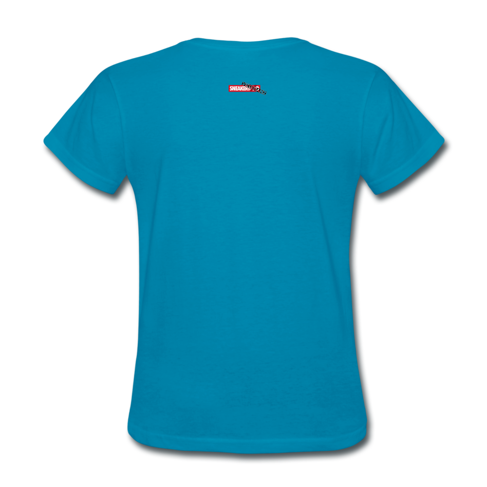 SnkrVet 'Being Black' Women's T-Shirt - turquoise