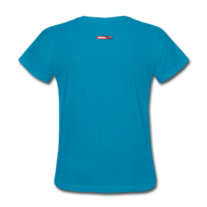SnkrVet 'Being Black' Women's T-Shirt - turquoise