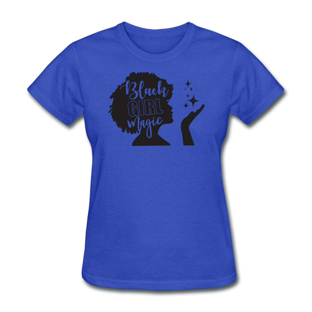 SnkrVet 'Black Girl Magic' Women's T-Shirt - royal blue
