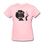 SnkrVet 'Black Girl Magic' Women's T-Shirt - pink