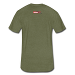 SnkrVet 'Black Mixed With' Fitted Cotton/Poly T-Shirt - heather military green