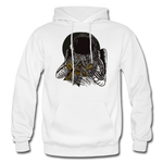 SnkrVet 'Trill in Space' Heavy Blend Adult Hoodie - white