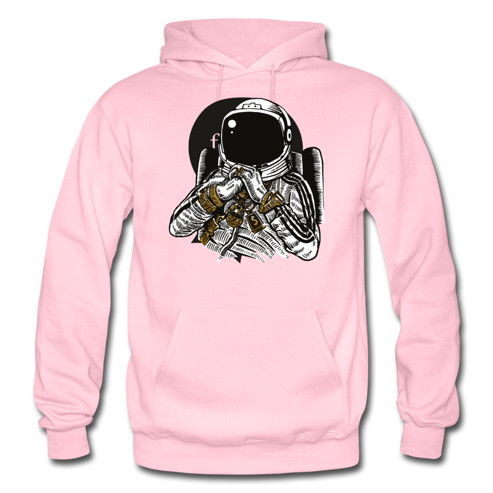 SnkrVet 'Trill in Space' Heavy Blend Adult Hoodie - light pink