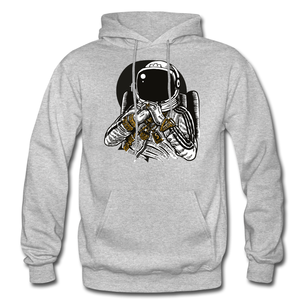 SnkrVet 'Trill in Space' Heavy Blend Adult Hoodie - heather gray