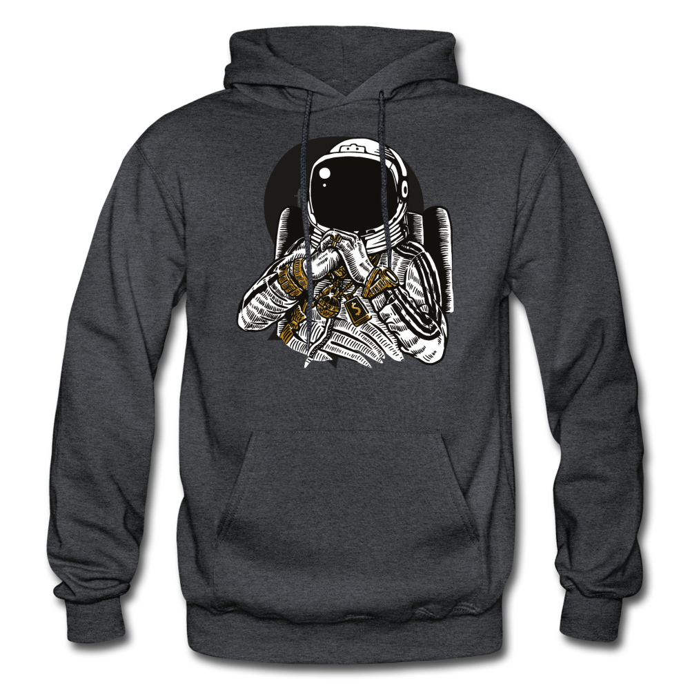 SnkrVet 'Trill in Space' Heavy Blend Adult Hoodie - charcoal grey