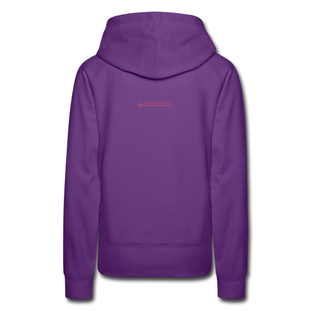 SnkrVet 'We Good' Women’s Premium Hoodie - purple