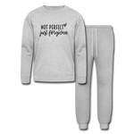 SnkrVet 'Not Perfect' Lounge Wear Set by Bella + Canvas - heather gray