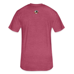 SnkrVet 'Back to the Grind' Fitted Cotton/Poly T-Shirt - heather burgundy