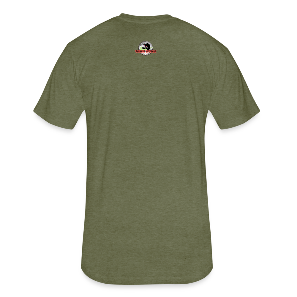 SnkrVet 'Back to the Grind' Fitted Cotton/Poly T-Shirt - heather military green