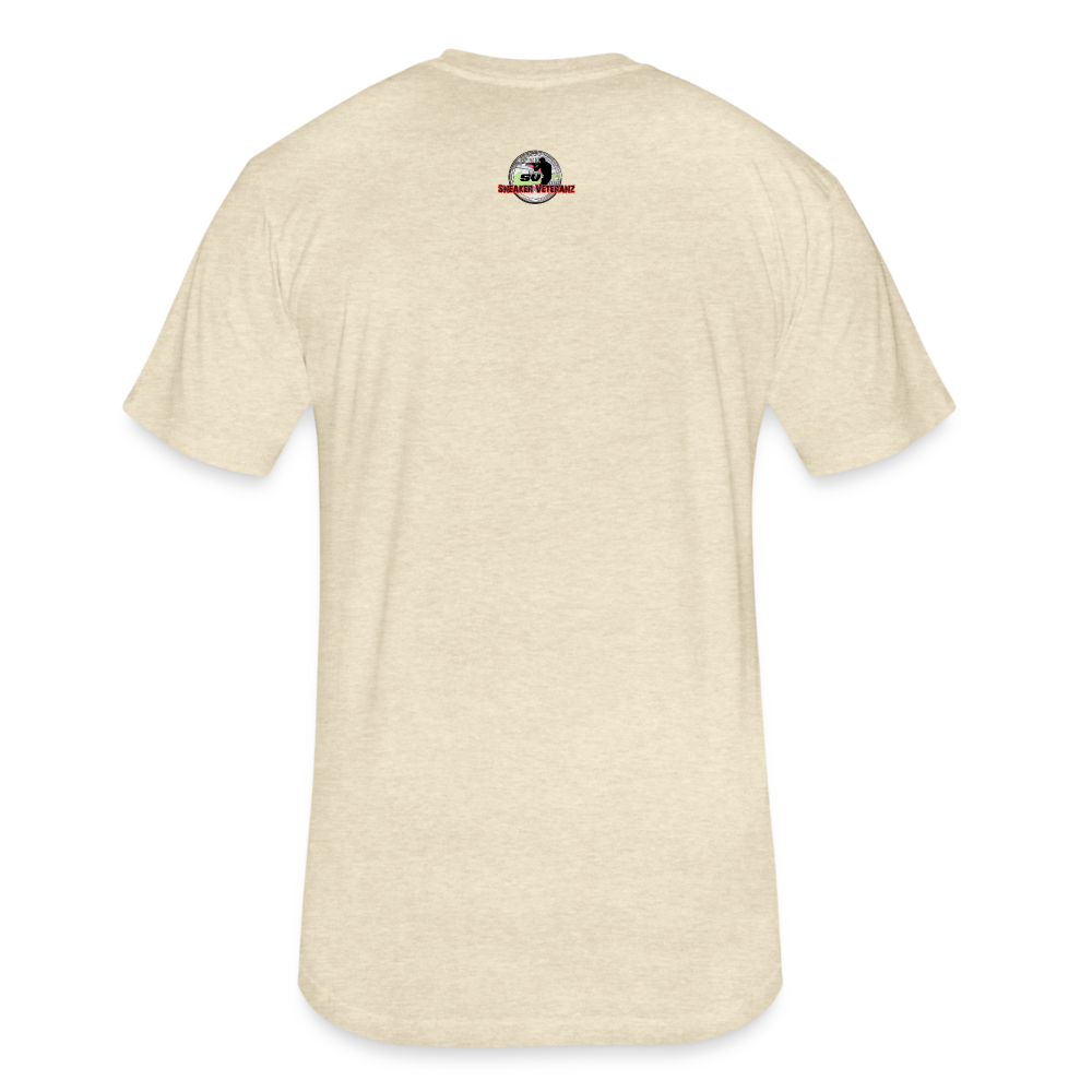 SnkrVet 'Back to the Grind' Fitted Cotton/Poly T-Shirt - heather cream