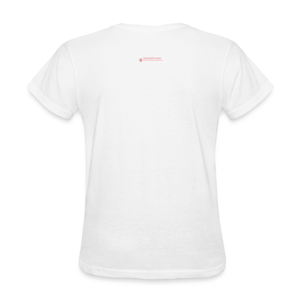 SnkrVet 'Back to the Grind' Women's T-Shirt - white