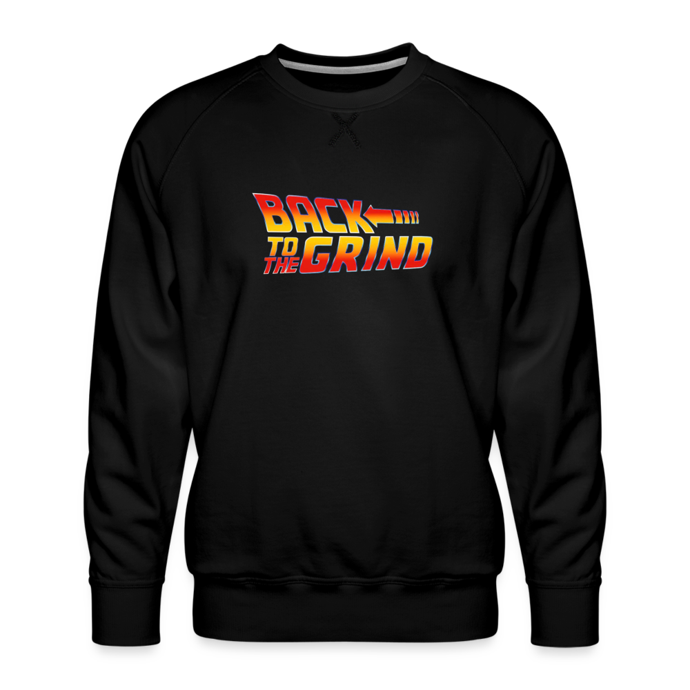 SnkrVet 'Back to the Grind' Men’s Premium Sweatshirt - black