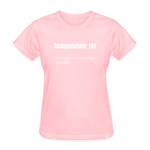 SnkrVet 'Absquatulate' Women's T-Shirt - pink