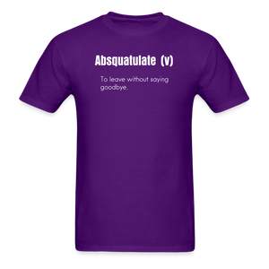 SnkrVet 'Adsquatulate' Unisex Classic T-Shirt - purple
