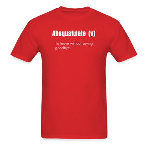 SnkrVet 'Adsquatulate' Unisex Classic T-Shirt - red