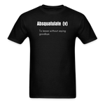 SnkrVet 'Adsquatulate' Unisex Classic T-Shirt - black