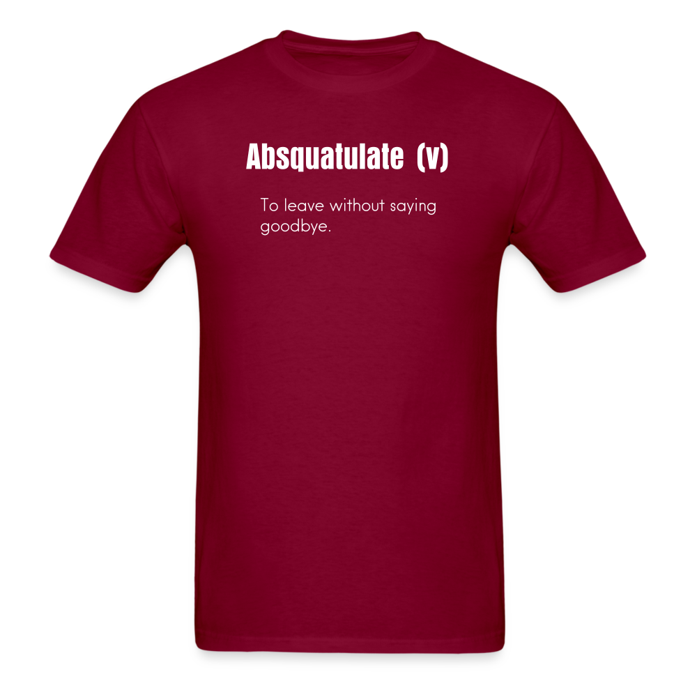 SnkrVet 'Adsquatulate' Unisex Classic T-Shirt - burgundy