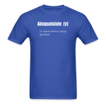 SnkrVet 'Adsquatulate' Unisex Classic T-Shirt - royal blue