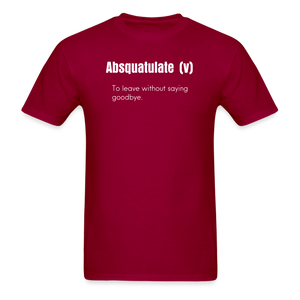 SnkrVet 'Adsquatulate' Unisex Classic T-Shirt - dark red