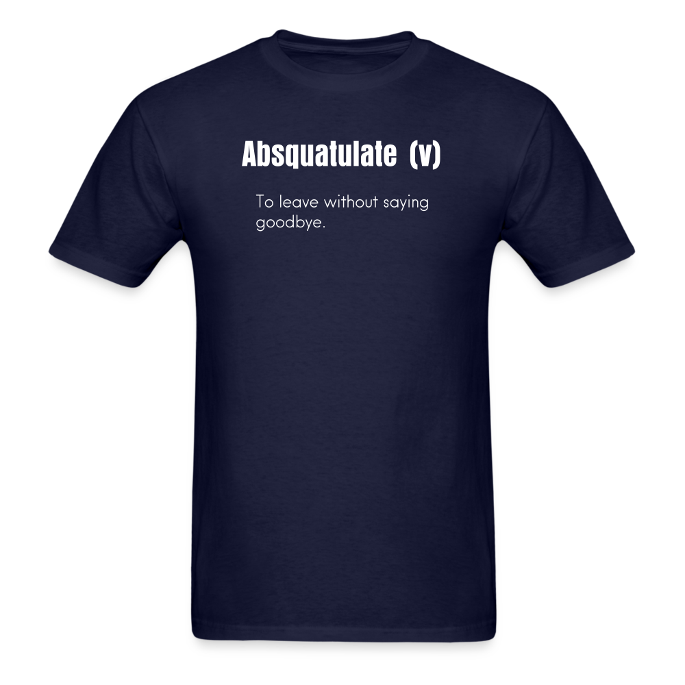 SnkrVet 'Adsquatulate' Unisex Classic T-Shirt - navy