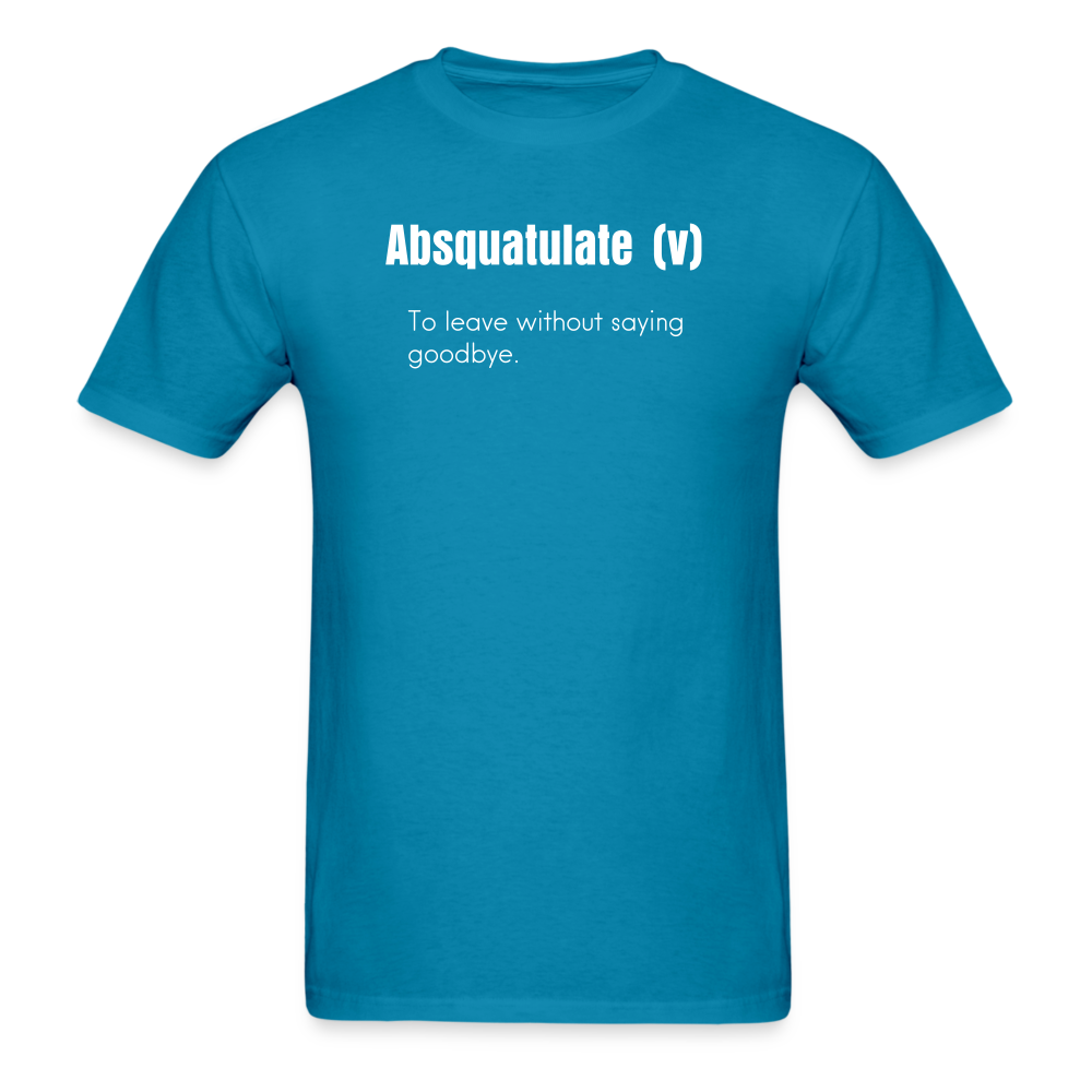 SnkrVet 'Adsquatulate' Unisex Classic T-Shirt - turquoise