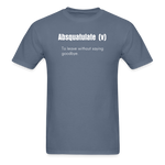 SnkrVet 'Adsquatulate' Unisex Classic T-Shirt - denim