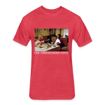 SnkrVet 'Auf Wiedersehen Baby' Fitted Cotton/Poly T-Shirt - heather red