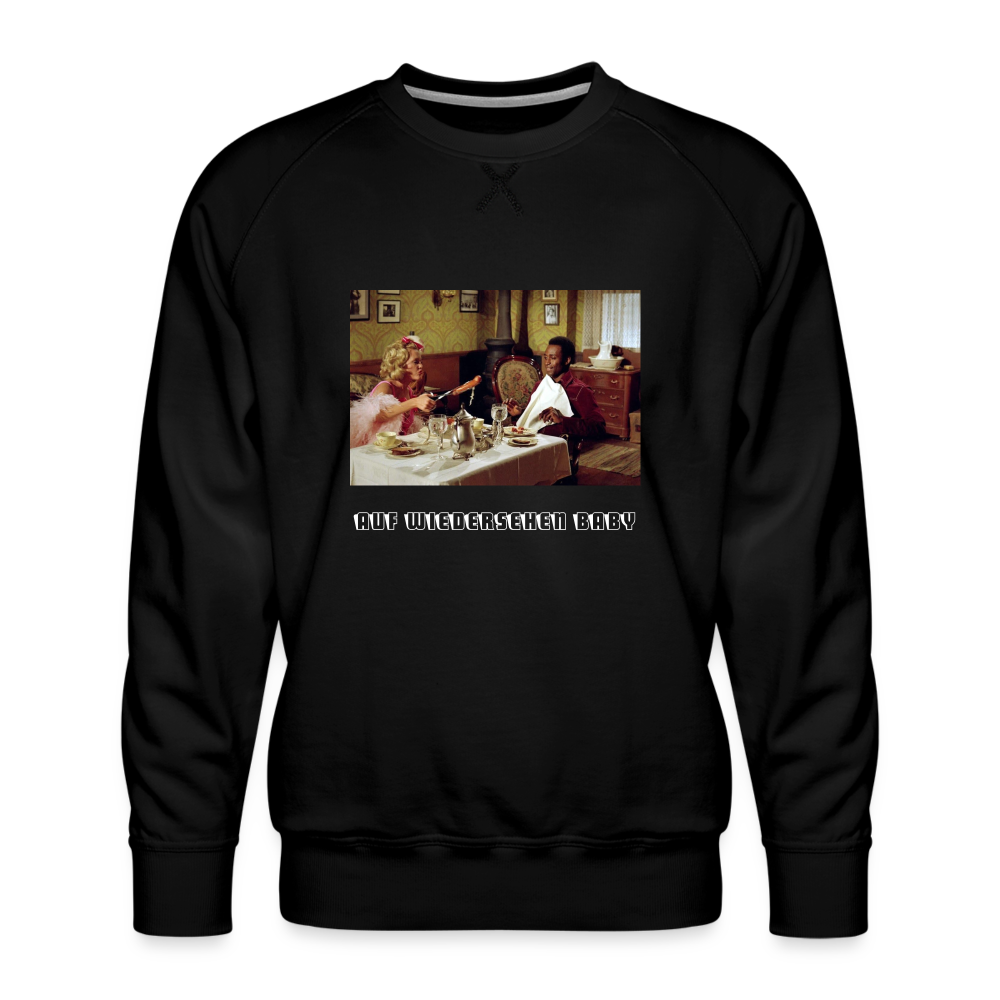 SnkrVet 'Auf Wiedersehen Baby' Men’s Premium Sweatshirt - black