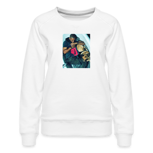 SnkrVet 'All Love' Women’s Premium Sweatshirt - white